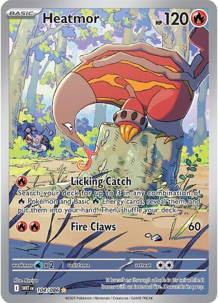 Heatmor (104/086) [Scarlet & Violet: White Flare] Pokemon Single Pokémon  | Multizone: Comics And Games