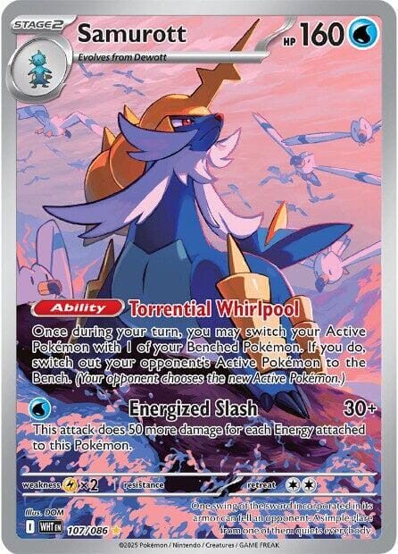 Samurott (107/086) [Scarlet & Violet: White Flare] Pokemon Single Pokémon  | Multizone: Comics And Games