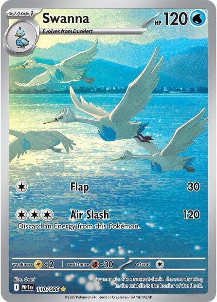 Swanna (110/086) [Scarlet & Violet: White Flare] Pokemon Single Pokémon  | Multizone: Comics And Games