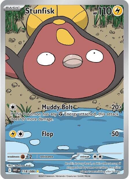 Stunfisk (118/086) [Scarlet & Violet: White Flare] Pokemon Single Pokémon  | Multizone: Comics And Games