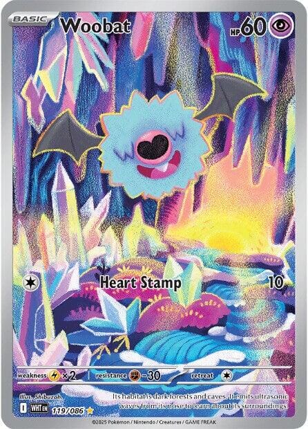 Woobat (119/086) [Scarlet & Violet: White Flare] Pokemon Single Pokémon  | Multizone: Comics And Games