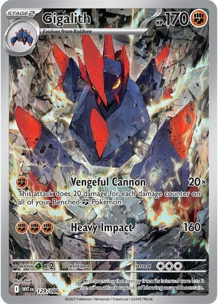 Gigalith (129/086) [Scarlet & Violet: White Flare] Pokemon Single Pokémon  | Multizone: Comics And Games