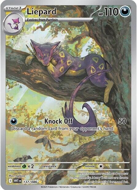 Liepard (137/086) [Scarlet & Violet: White Flare] Pokemon Single Pokémon  | Multizone: Comics And Games