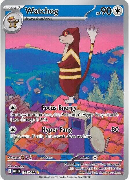 Watchog (153/086) [Scarlet & Violet: White Flare] Pokemon Single Pokémon  | Multizone: Comics And Games