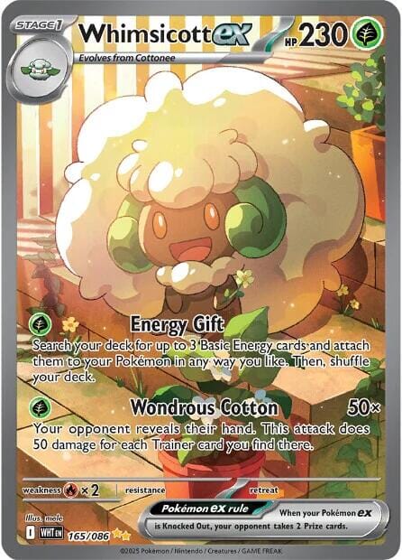 Whimsicott ex (165/086) [Scarlet & Violet: White Flare] Pokemon Single Pokémon  | Multizone: Comics And Games