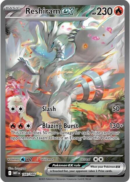 Reshiram ex (166/086) [Scarlet & Violet: White Flare] Pokemon Single Pokémon  | Multizone: Comics And Games