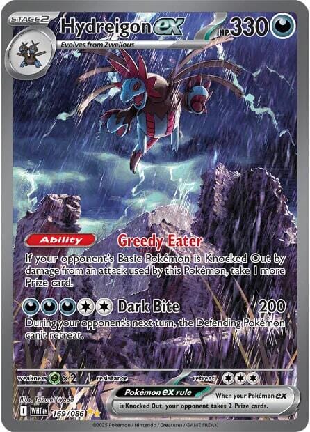 Hydreigon ex (169/086) [Scarlet & Violet: White Flare] Pokemon Single Pokémon  | Multizone: Comics And Games
