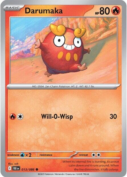 Darumaka (013/086) [Scarlet & Violet: Black Bolt] Pokemon Single Pokémon  | Multizone: Comics And Games