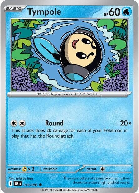 Tympole (019/086) [Scarlet & Violet: Black Bolt] Pokemon Single Pokémon  | Multizone: Comics And Games