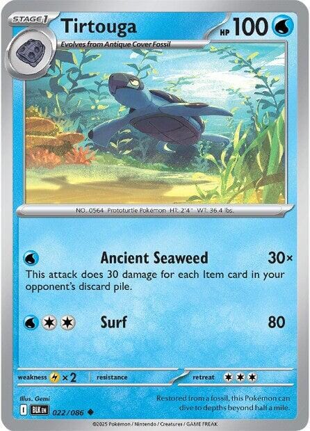 Tirtouga (022/086) [Scarlet & Violet: Black Bolt] Pokemon Single Pokémon  | Multizone: Comics And Games