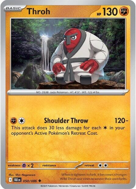 Throh (050/086) [Scarlet & Violet: Black Bolt] Pokemon Single Pokémon  | Multizone: Comics And Games