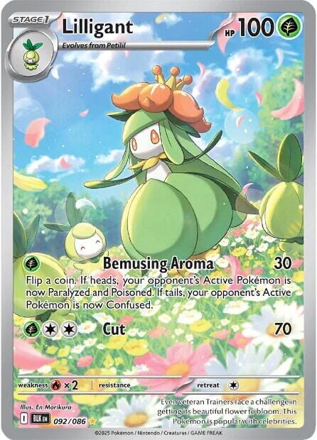 Lilligant (092/086) [Scarlet & Violet: Black Bolt] Pokemon Single Pokémon  | Multizone: Comics And Games