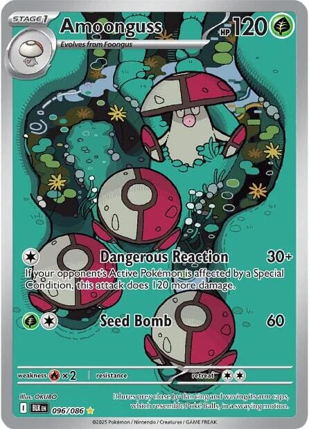 Amoonguss (096/086) [Scarlet & Violet: Black Bolt] Pokemon Single Pokémon  | Multizone: Comics And Games
