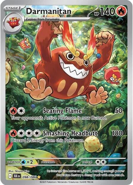 Darmanitan (098/086) [Scarlet & Violet: Black Bolt] Pokemon Single Pokémon  | Multizone: Comics And Games