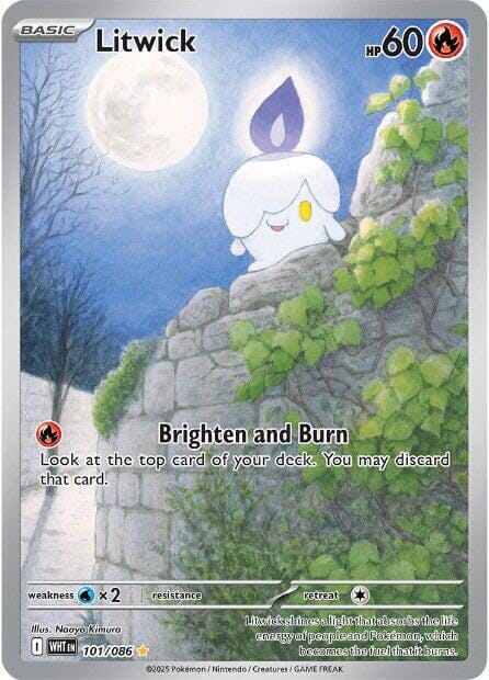Litwick (101/086) [Scarlet & Violet: White Flare] Pokemon Single Pokémon  | Multizone: Comics And Games