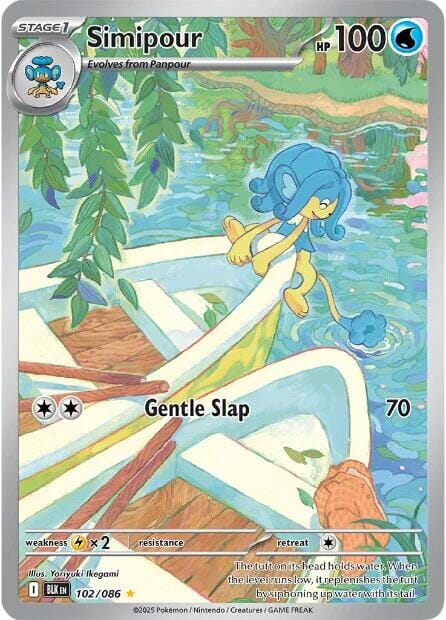 Simipour (102/086) [Scarlet & Violet: Black Bolt] Pokemon Single Pokémon  | Multizone: Comics And Games