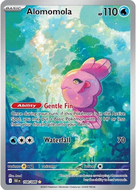 Alomomola (108/086) [Scarlet & Violet: Black Bolt] Pokemon Single Pokémon  | Multizone: Comics And Games