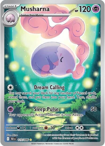 Musharna (117/086) [Scarlet & Violet: Black Bolt] Pokemon Single Pokémon  | Multizone: Comics And Games