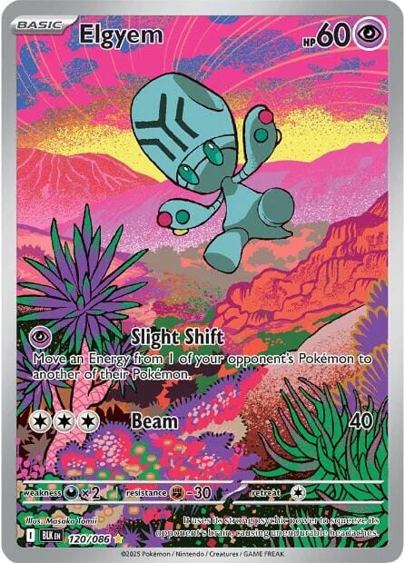 Elgyem (120/086) [Scarlet & Violet: Black Bolt] Pokemon Single Pokémon  | Multizone: Comics And Games