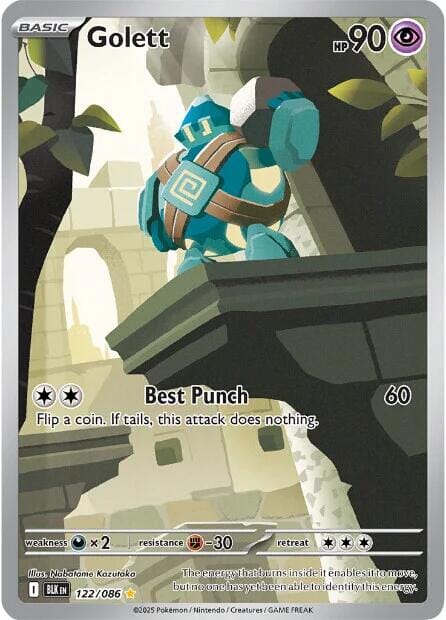 Golett (122/086) [Scarlet & Violet: Black Bolt] Pokemon Single Pokémon  | Multizone: Comics And Games