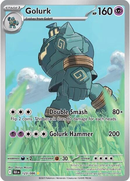 Golurk (123/086) [Scarlet & Violet: Black Bolt] Pokemon Single Pokémon  | Multizone: Comics And Games