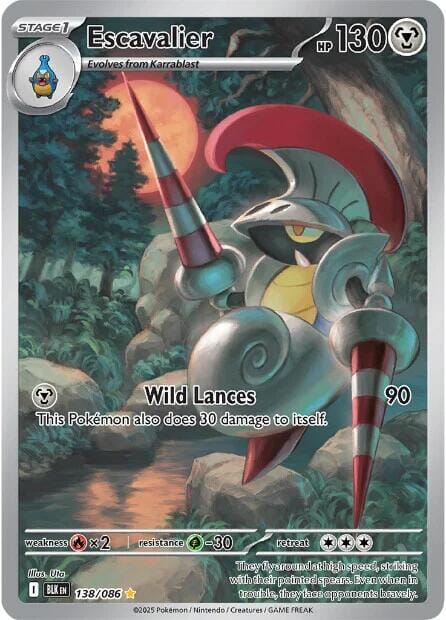 Escavalier (138/086) [Scarlet & Violet: Black Bolt] Pokemon Single Pokémon  | Multizone: Comics And Games