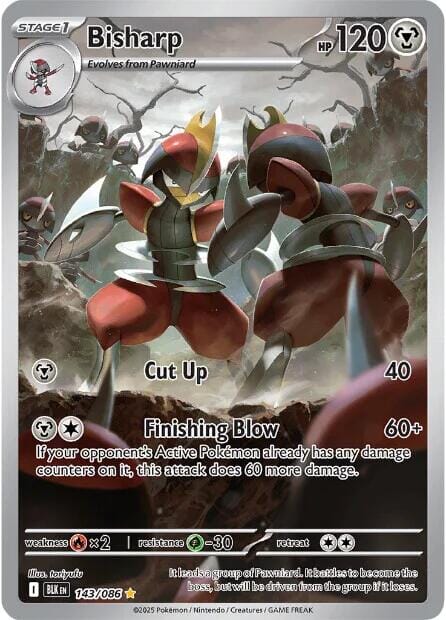 Bisharp (143/086) [Scarlet & Violet: Black Bolt] Pokemon Single Pokémon  | Multizone: Comics And Games