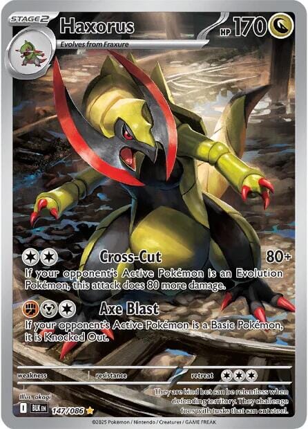 Haxorus (147/086) [Scarlet & Violet: Black Bolt] Pokemon Single Pokémon  | Multizone: Comics And Games
