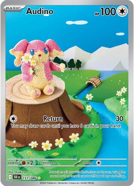 Audino (151/086) [Scarlet & Violet: Black Bolt] Pokemon Single Pokémon  | Multizone: Comics And Games