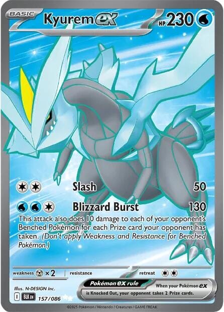 Kyurem ex (157/086) [Scarlet & Violet: Black Bolt] Pokemon Single Pokémon  | Multizone: Comics And Games