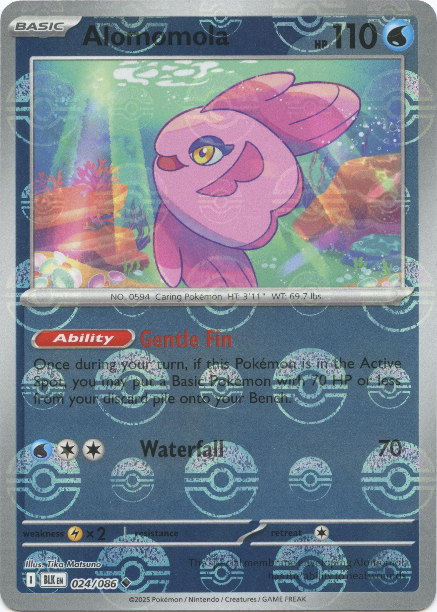 Alomomola (024/086) (Poke Ball Pattern) [Scarlet & Violet: Black Bolt] Pokemon Single Pokémon  | Multizone: Comics And Games