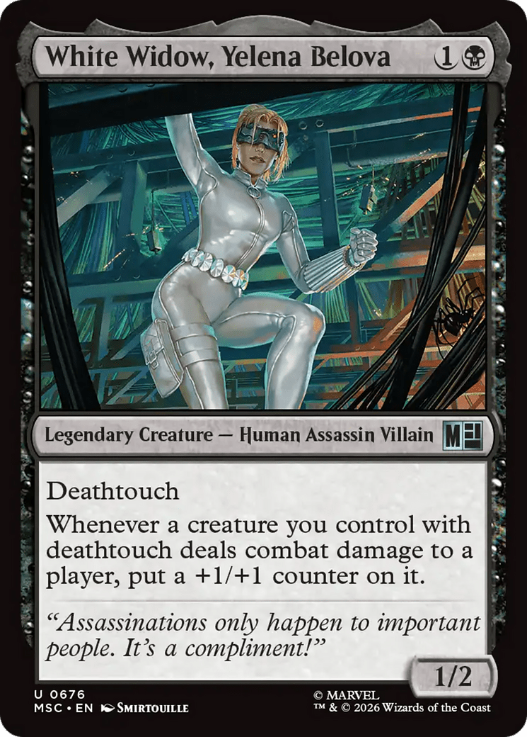 White Widow, Yelena Belova [Marvel Super Heroes Commander] MTG Single Magic: The Gathering  | Multizone: Comics And Games
