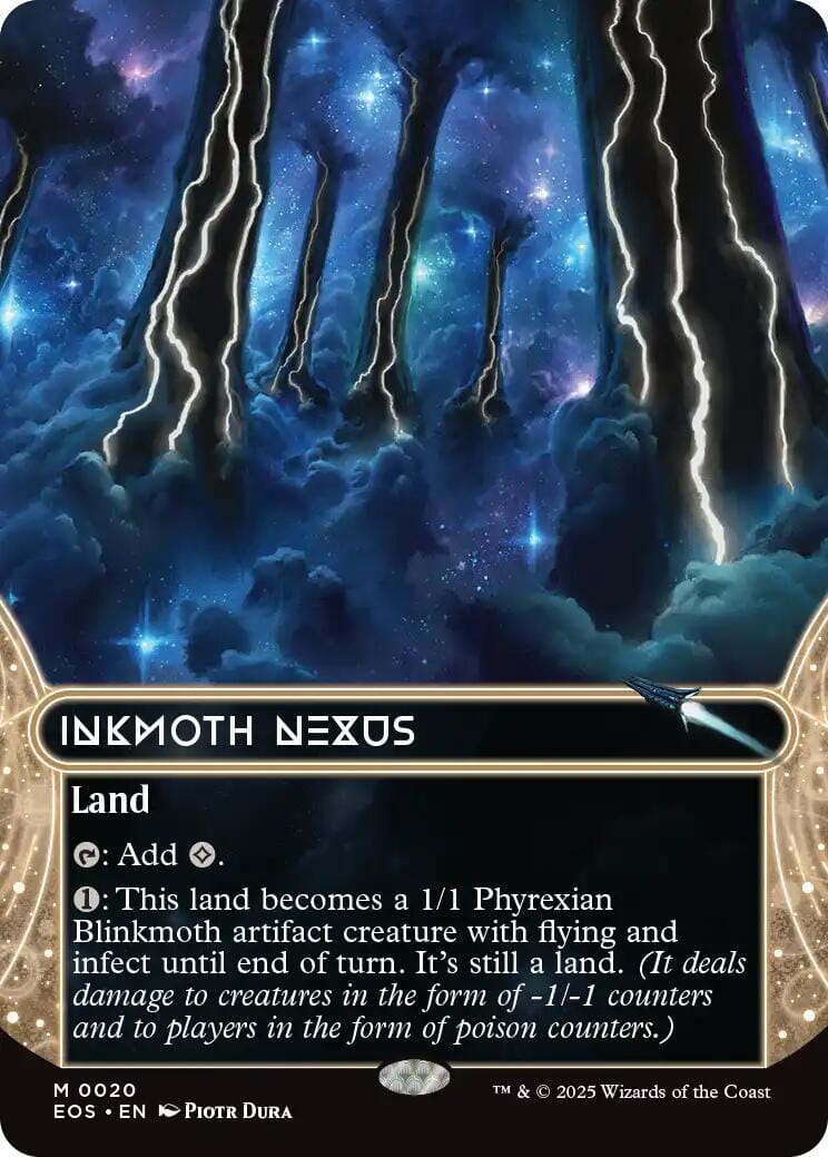 Inkmoth Nexus (0020) (Borderless) [Edge of Eternities: Stellar Sights] MTG Single Magic: The Gathering  | Multizone: Comics And Games