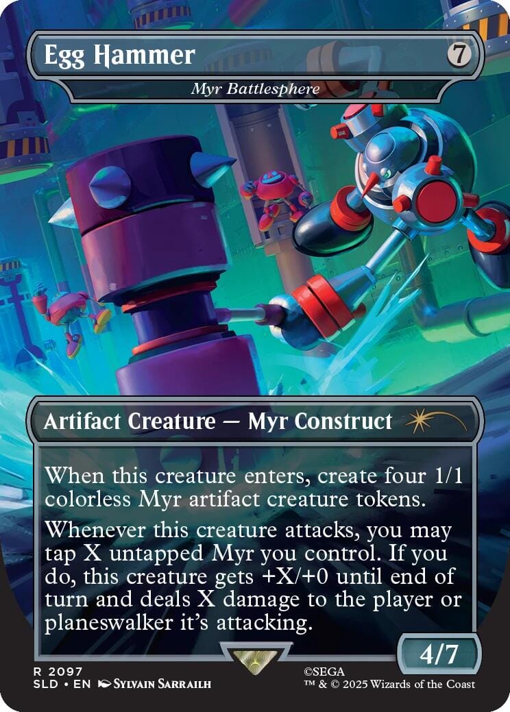Egg Hammer - Myr Battlesphere [Secret Lair Drop Series] MTG Single Magic: The Gathering  | Multizone: Comics And Games
