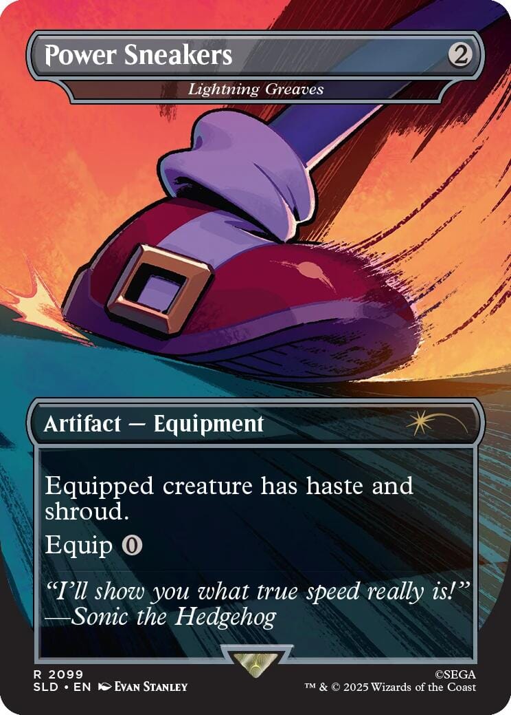 Power Sneakers - Lightning Greaves [Secret Lair Drop Series] MTG Single Magic: The Gathering  | Multizone: Comics And Games
