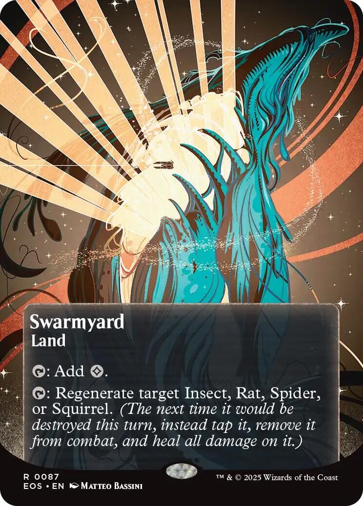 Swarmyard (0087) (Borderless) [Edge of Eternities: Stellar Sights] MTG Single Magic: The Gathering  | Multizone: Comics And Games