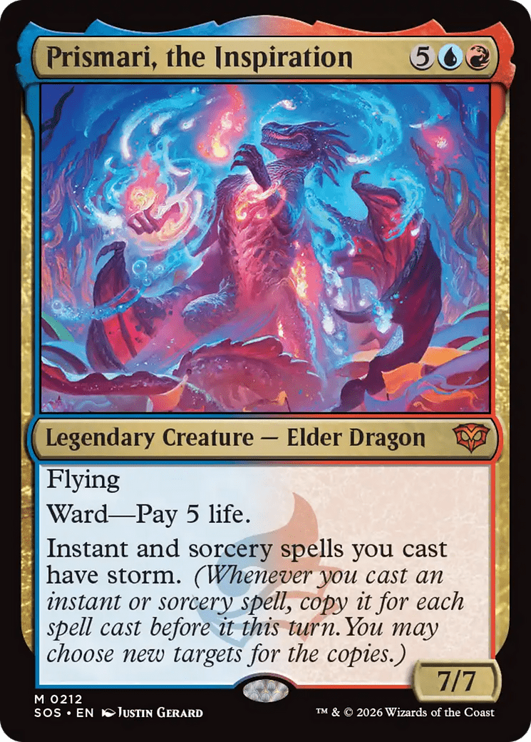 Prismari, the Inspiration [Secrets of Strixhaven] MTG Single Magic: The Gathering  | Multizone: Comics And Games