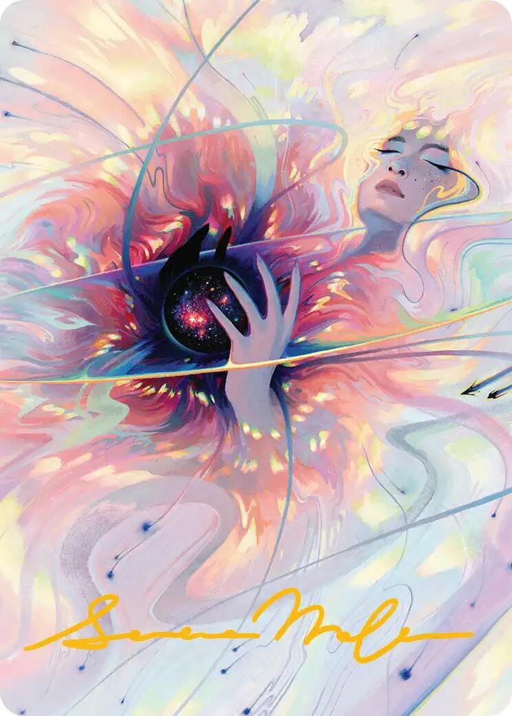 Beyond the Quiet Art Card (Gold-Stamped Signature) [Edge of Eternities Art Series] MTG Single Magic: The Gathering  | Multizone: Comics And Games
