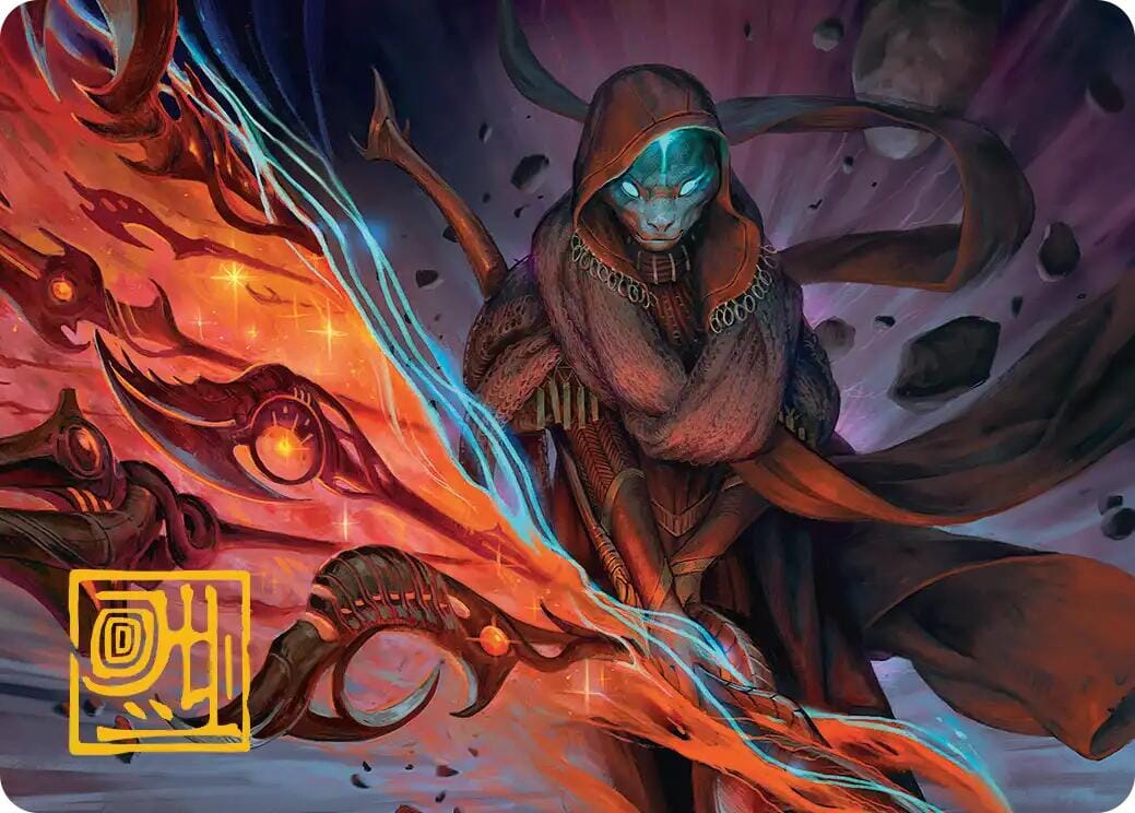 Weftstalker Ardent Art Card (Gold-Stamped Signature) [Edge of Eternities Art Series] MTG Single Magic: The Gathering  | Multizone: Comics And Games