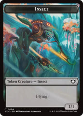 Insect // Elemental (0007) Double-Sided Token [Edge of Eternities Commander Tokens] MTG Single Magic: The Gathering  | Multizone: Comics And Games