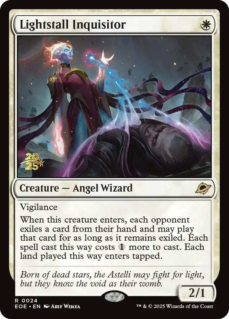 Lightstall Inquisitor [Edge of Eternities Prerelease Promos] MTG Single Magic: The Gathering  | Multizone: Comics And Games