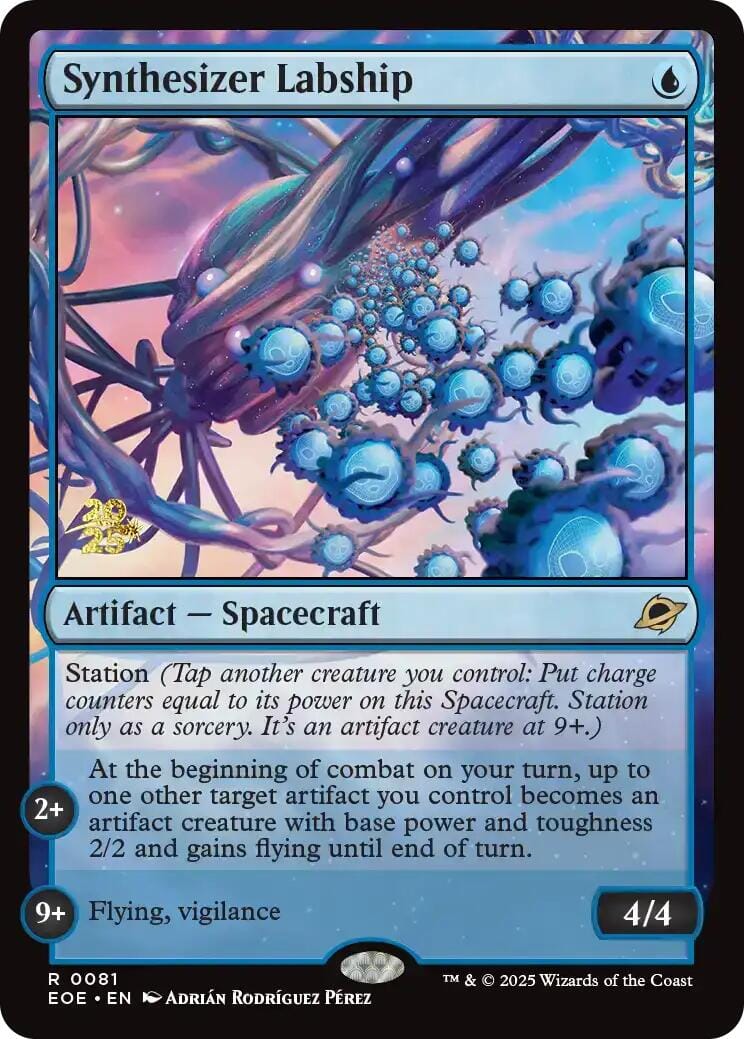 Synthesizer Labship [Edge of Eternities Prerelease Promos] MTG Single Magic: The Gathering  | Multizone: Comics And Games