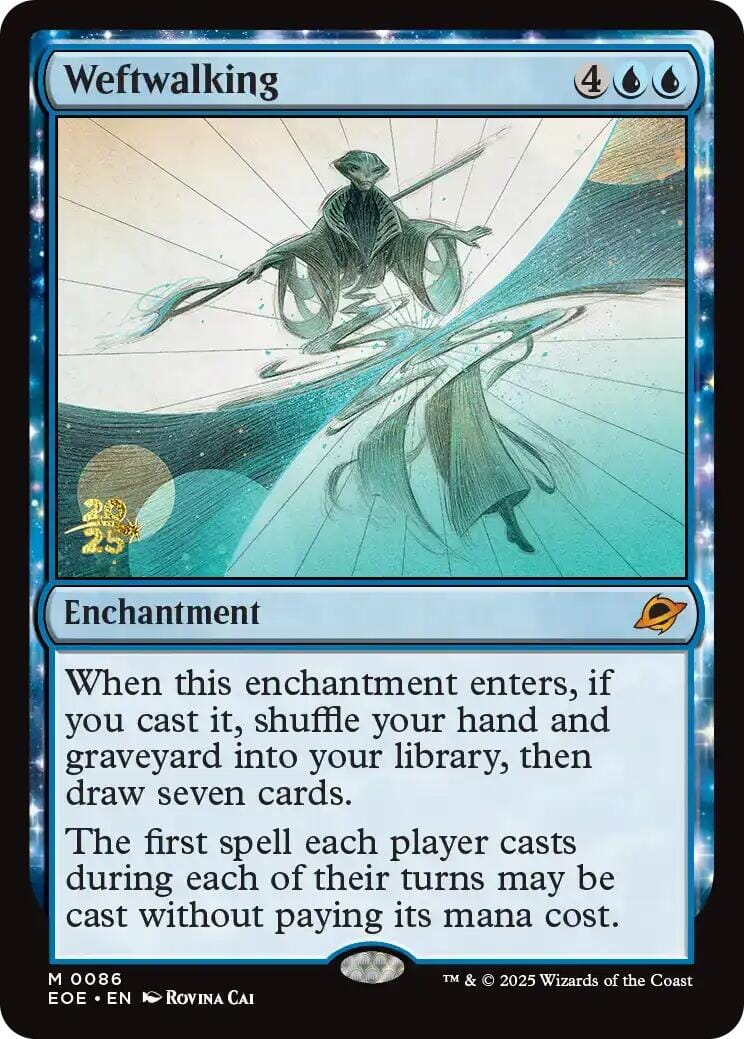Weftwalking [Edge of Eternities Prerelease Promos] MTG Single Magic: The Gathering  | Multizone: Comics And Games