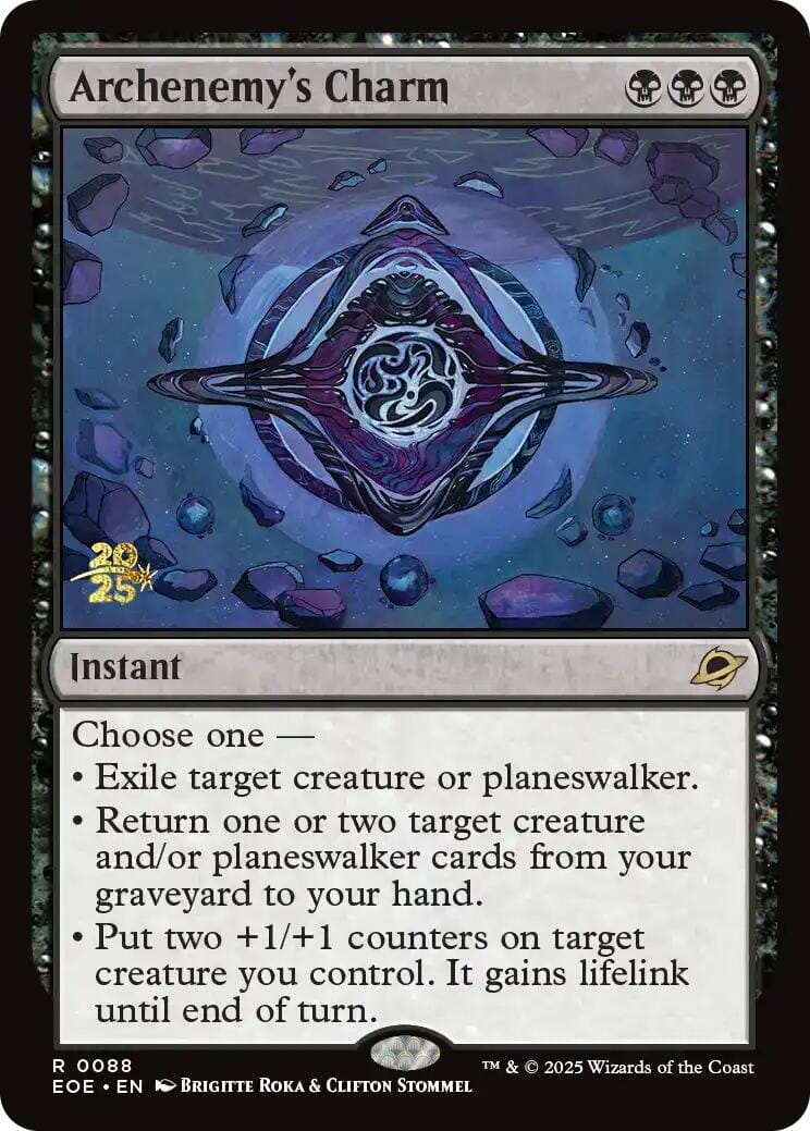 Archenemy's Charm [Edge of Eternities Prerelease Promos] MTG Single Magic: The Gathering  | Multizone: Comics And Games