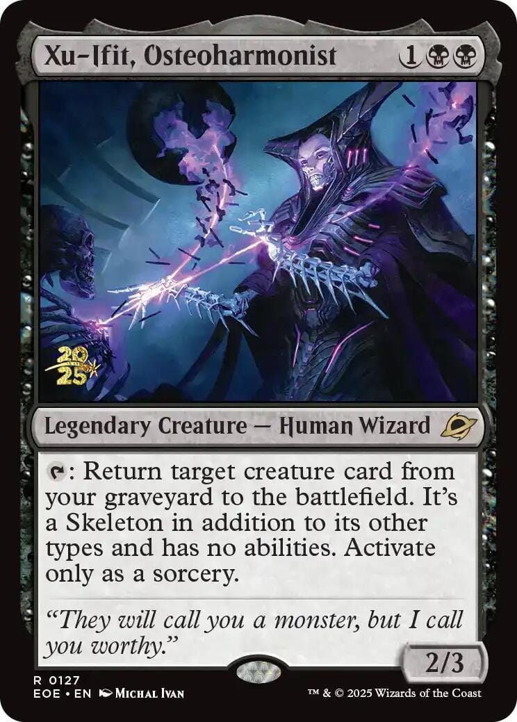 Xu-Ifit, Osteoharmonist [Edge of Eternities Prerelease Promos] MTG Single Magic: The Gathering  | Multizone: Comics And Games