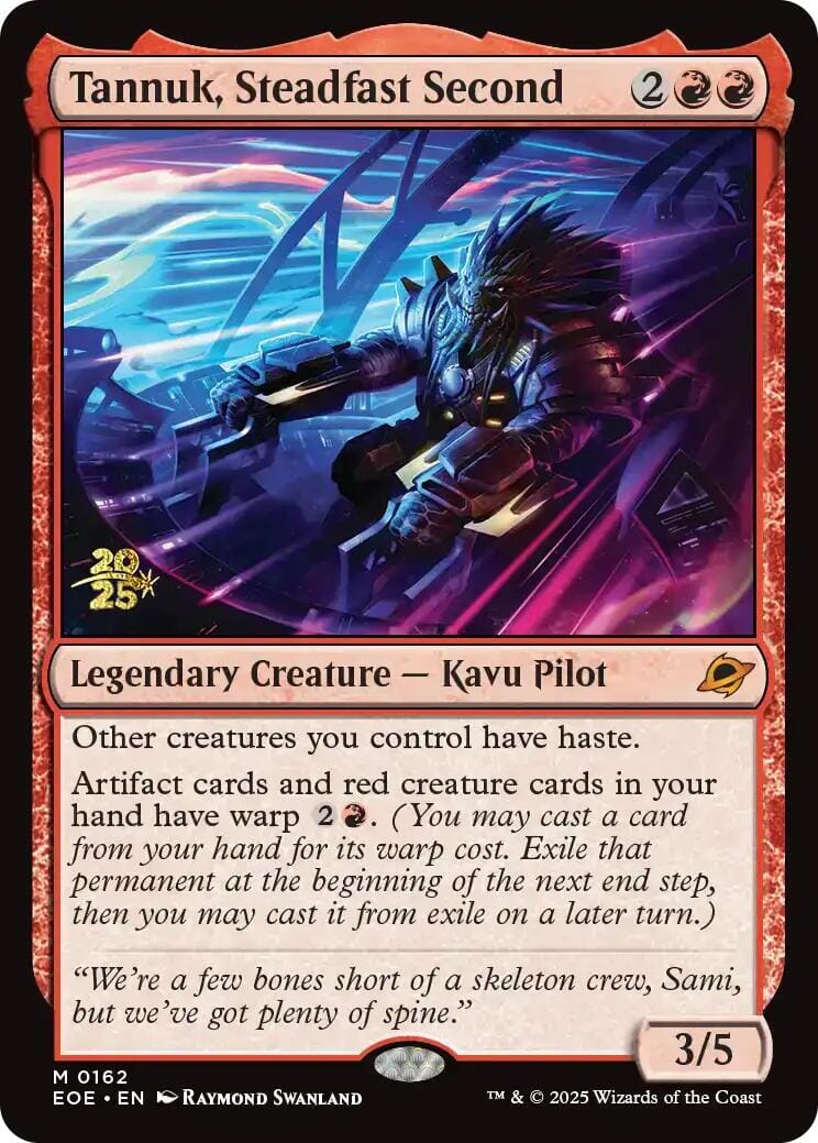 Tannuk, Steadfast Second [Edge of Eternities Prerelease Promos] MTG Single Magic: The Gathering  | Multizone: Comics And Games