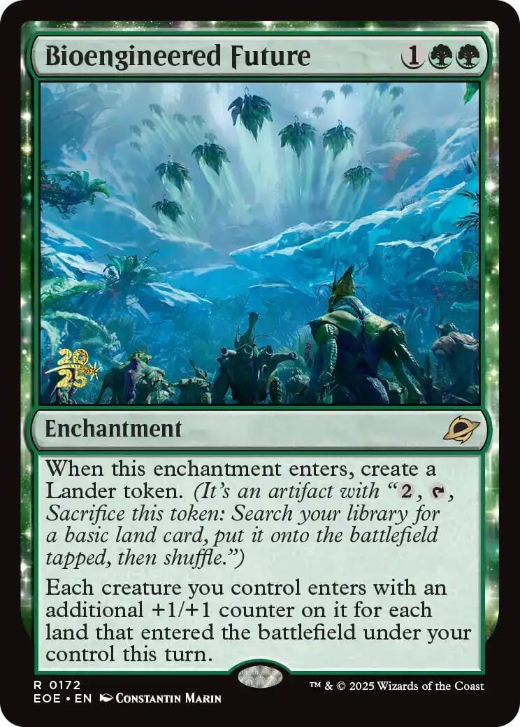 Bioengineered Future [Edge of Eternities Prerelease Promos] MTG Single Magic: The Gathering  | Multizone: Comics And Games