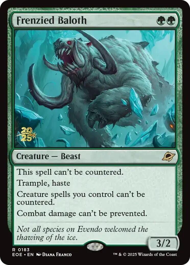 Frenzied Baloth [Edge of Eternities Prerelease Promos] MTG Single Magic: The Gathering  | Multizone: Comics And Games