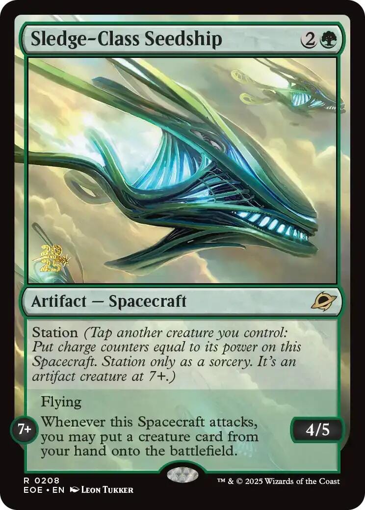 Sledge-Class Seedship [Edge of Eternities Prerelease Promos] MTG Single Magic: The Gathering  | Multizone: Comics And Games