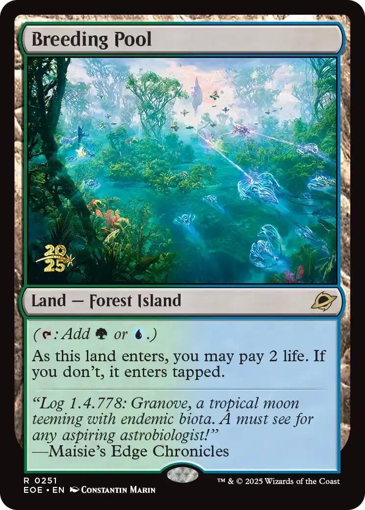 Breeding Pool [Edge of Eternities Prerelease Promos] MTG Single Magic: The Gathering  | Multizone: Comics And Games